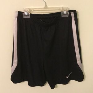 NIKE BLACK SOCCER SHORTS AM